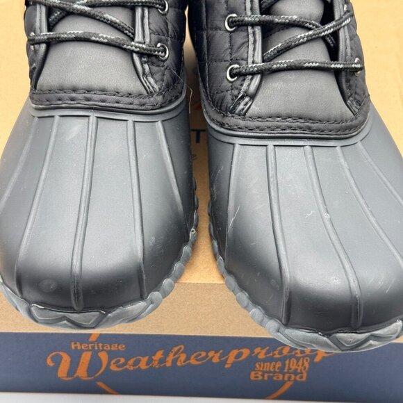 Weatherproof Vintage Aidan Quilted Black Duck Boots Thermolite Insulation 11 M - Picture 4 of 14